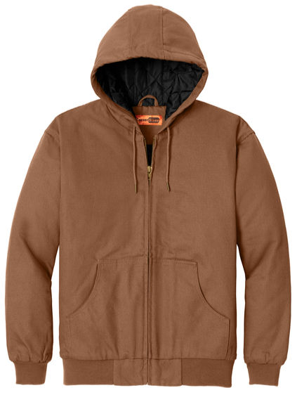 Thumbnail: CornerStone Tall Duck Cloth Hooded Work Jacket