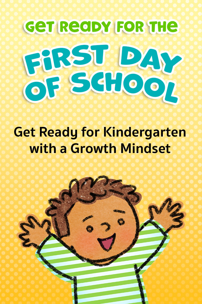 Growth Mindset Morning Routine for the first day of kindergarten printable from My Little Growing Mindset