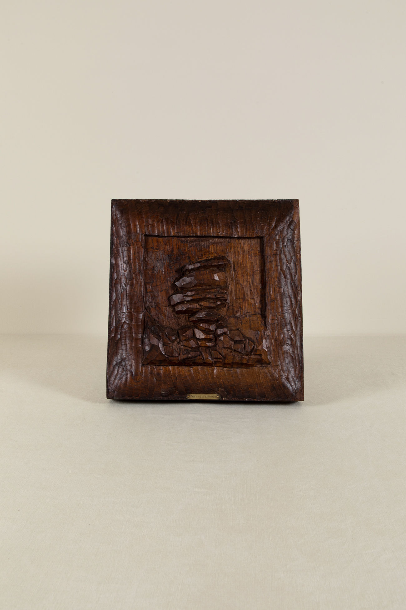 Carved Rock Formation Wood Relief | SOLD