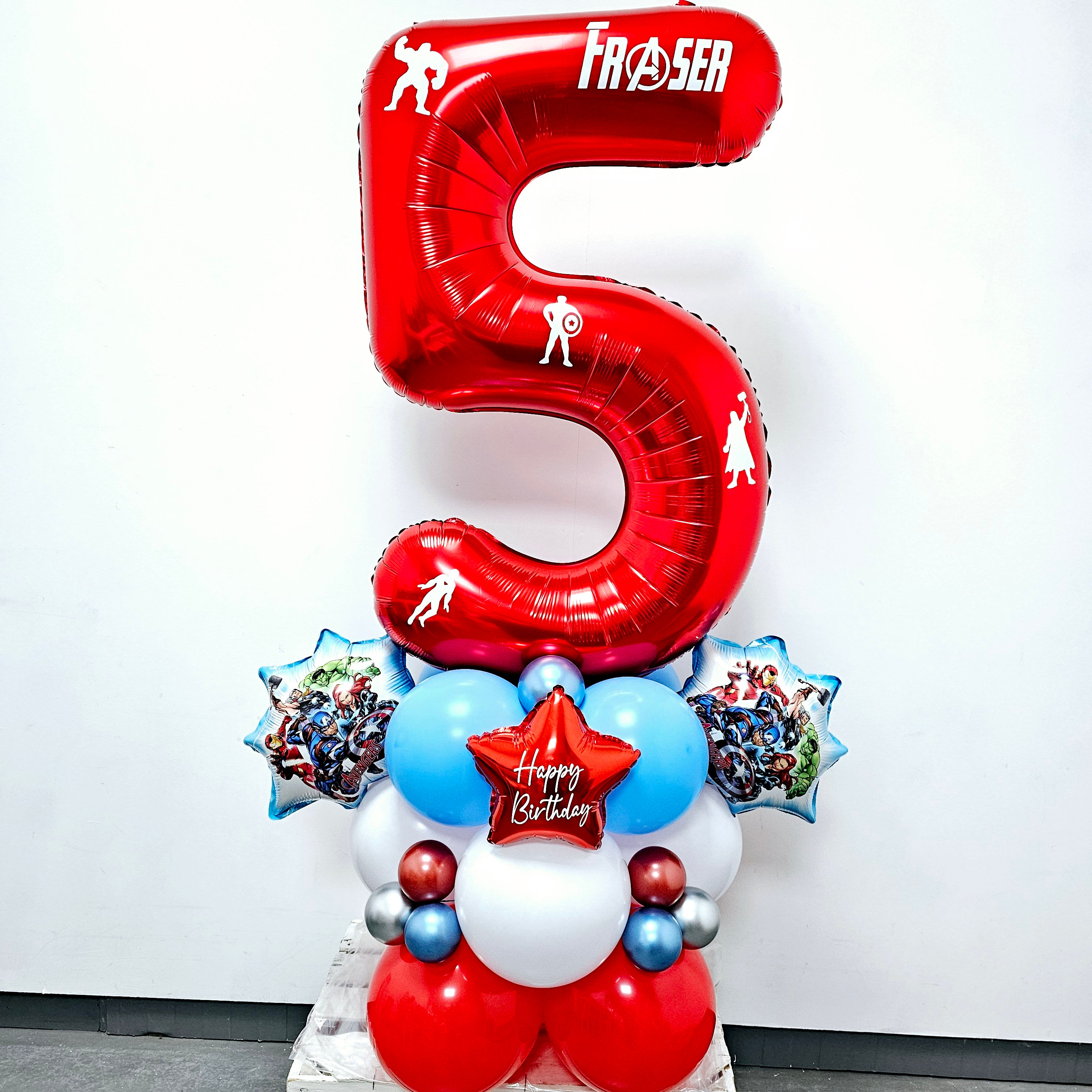 Single Number Display - Avengers (any age)