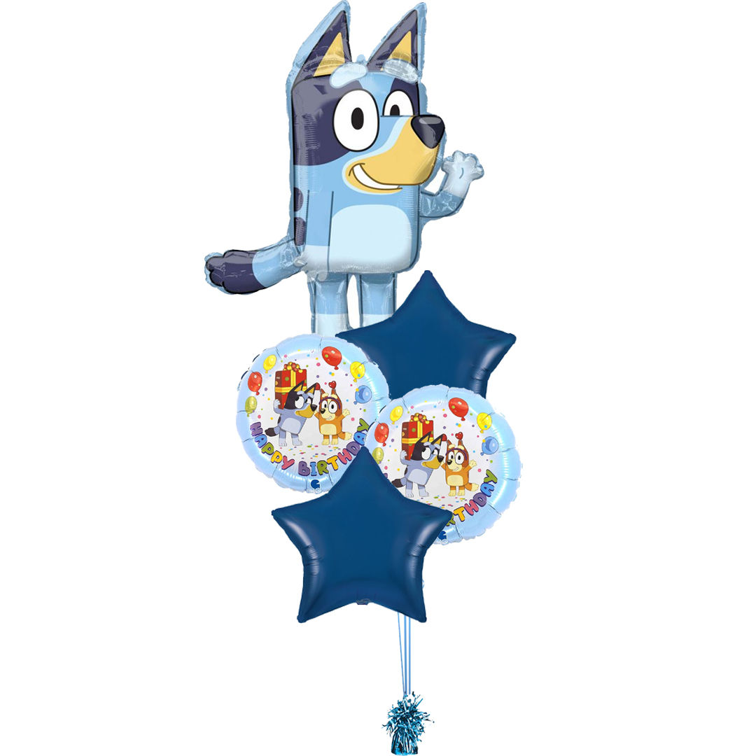 Bluey Foil Balloon Bouquet