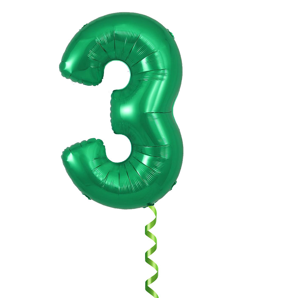 Thumbnail: 34" Green Foil Balloon Numbers