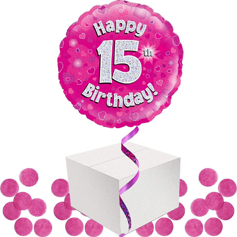 Thumbnail: Balloon in a Box - Hot Pink Age 1 - 15