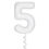 Thumbnail: 34" White Foil Balloon Numbers