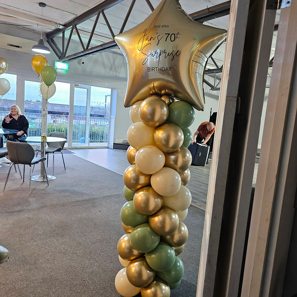Thumbnail: 7ft Personalised Balloon Column - Any Colour Scheme