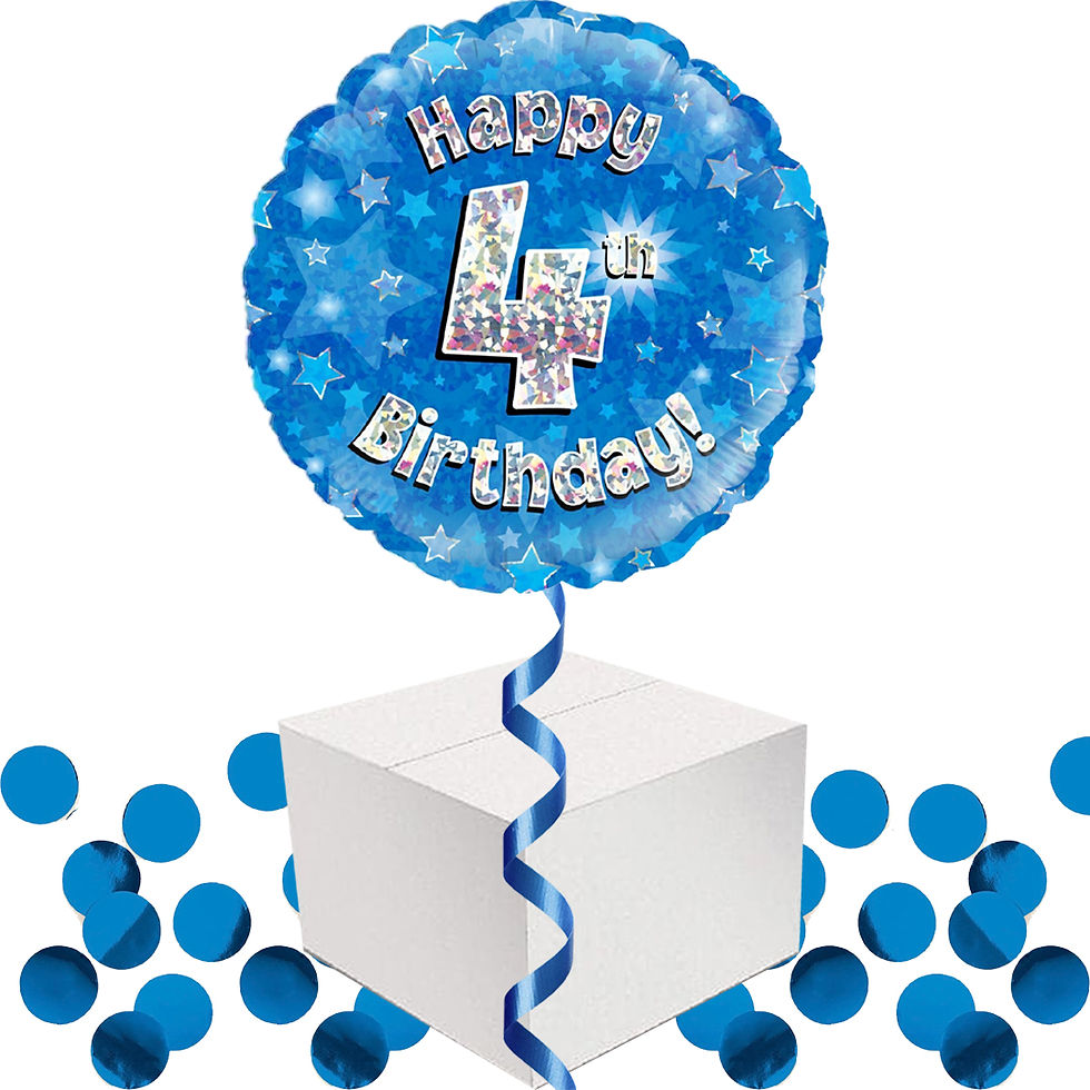 Thumbnail: Balloon in a Box - Royal Blue Age 1 - 15