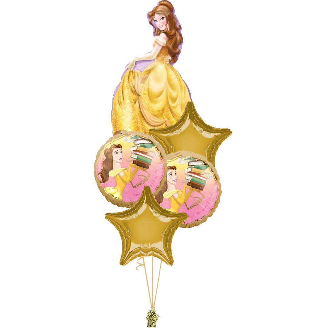 Disney Princess Belle Foil Balloon Bouquet