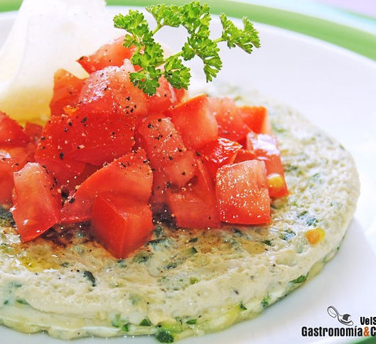 Receta tortilla de calabacín