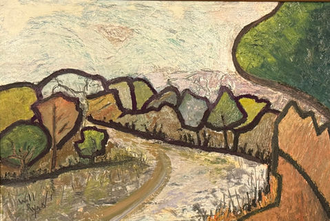 Wea Creek 24X36 Mixed Media on Board