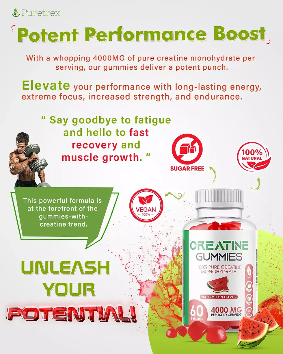 Thumbnail: Creatine Monohydrate 4000mg Gummies