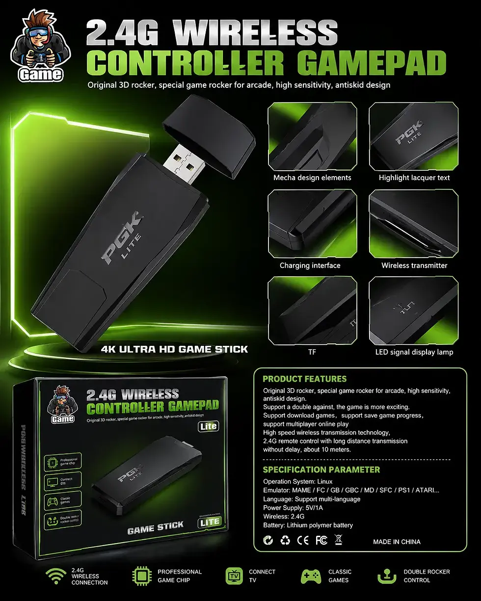 Thumbnail: YADAV AND SONS EMPIRE 2.4G WIRELES CONTROLLER GAMEPAD 