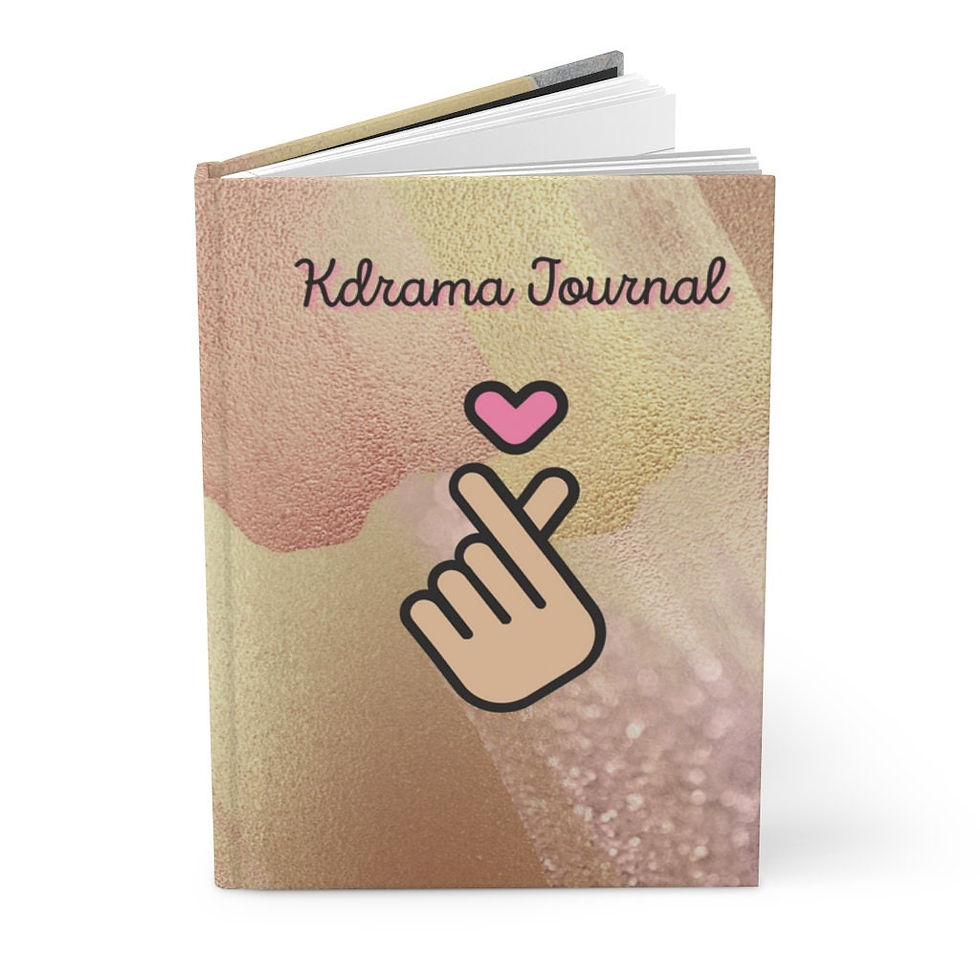 Thumbnail: KDrama Journal & Episode Review Tracker, Hardcover Matte - Perfect Gift