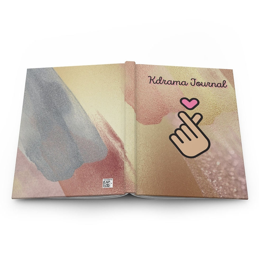Thumbnail: KDrama Journal & Episode Review Tracker, Hardcover Matte - Perfect Gift