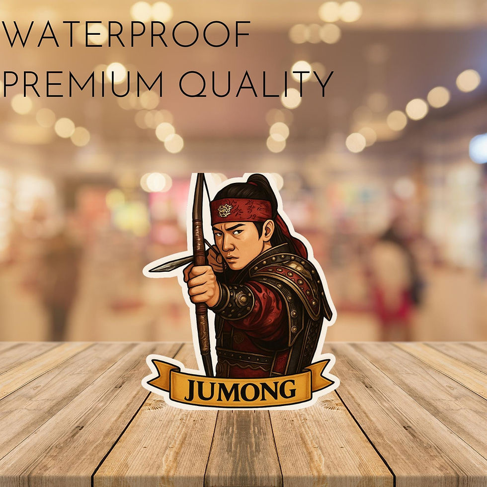 Thumbnail: Jumong Kdrama Vinyl Stickers: Waterproof Korean Drama Decals