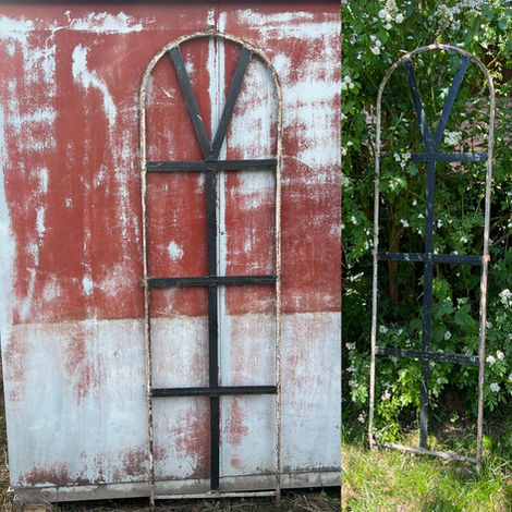 Alte Industrie Fensterrahmen