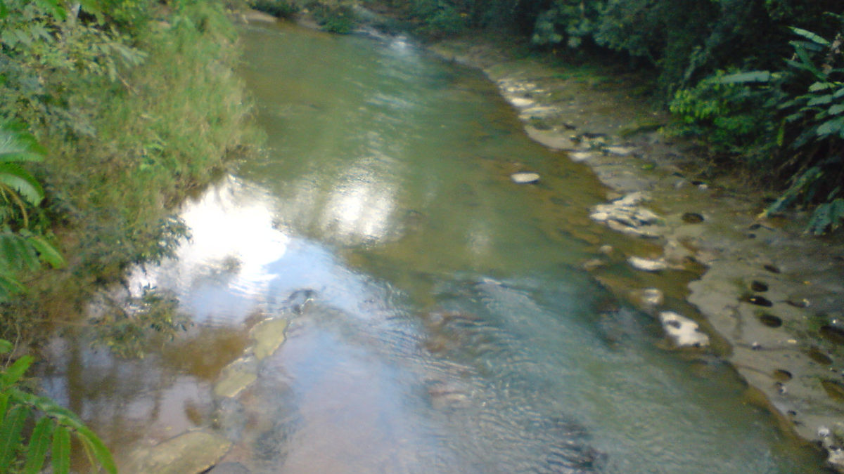 Río Camoapa en Pichucalco, región norte de Chiapas