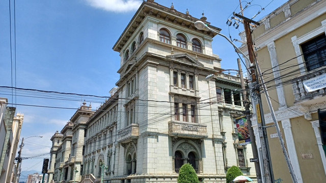 Palacio Nacional de Guatemala. Fotografía de archivo; no muestra la presentación de los nuevos mandos policiales.