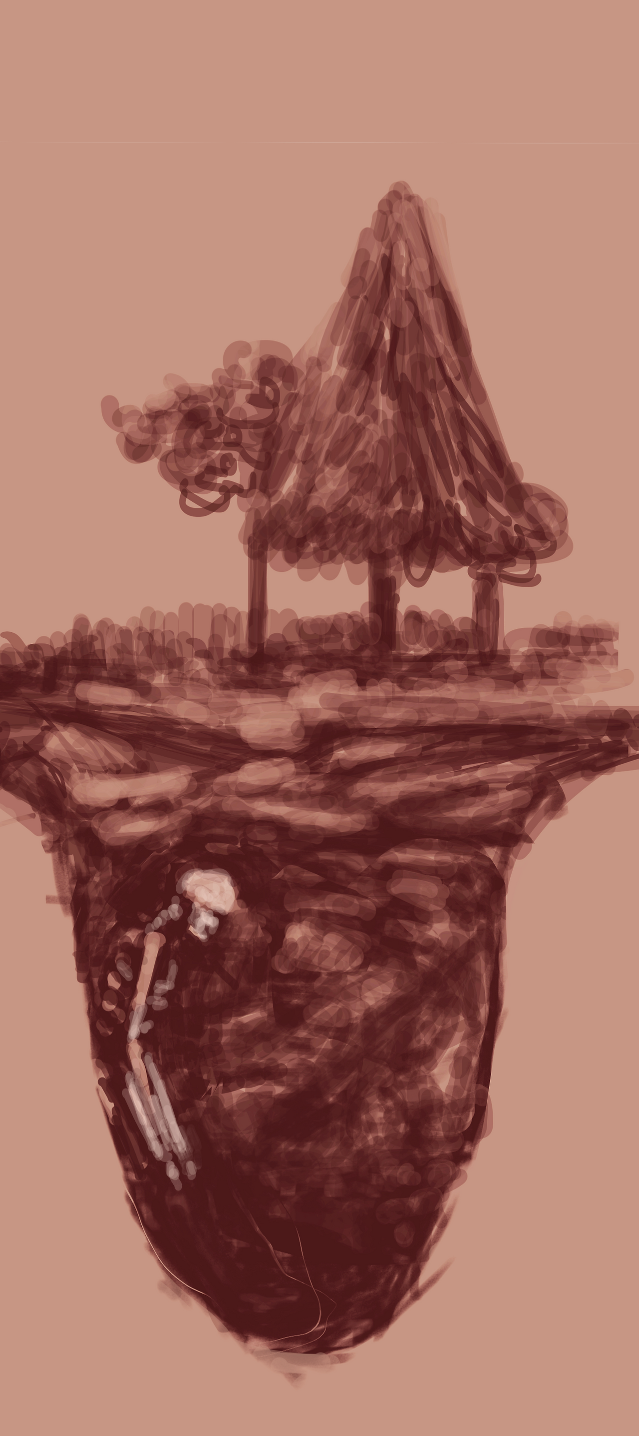 Bones begin to collapse