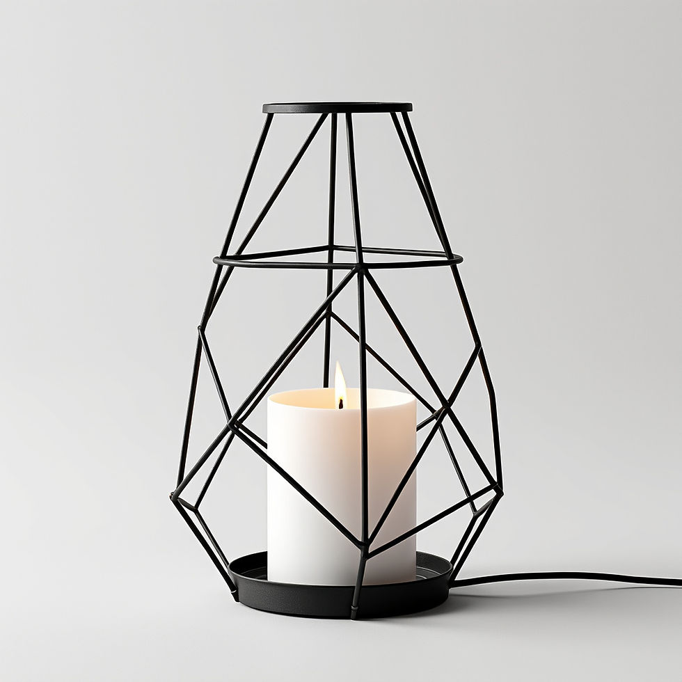 Geometric Metal Lantern