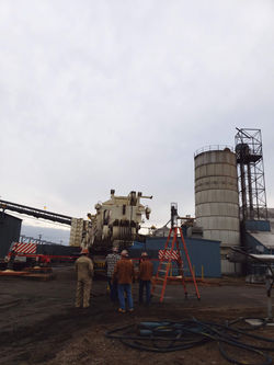 Crane Rental - Setting Boilers
