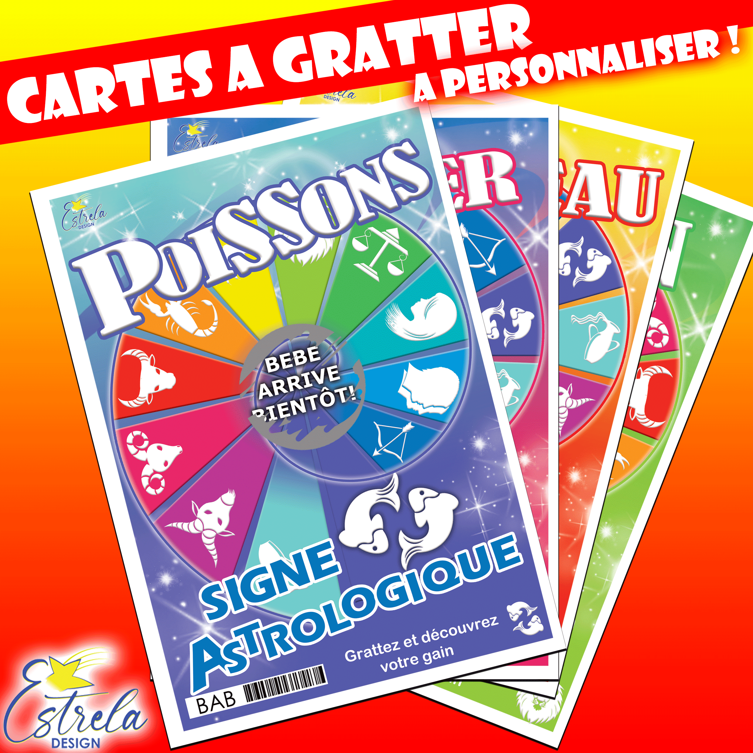 Carte à gratter - ASTRO