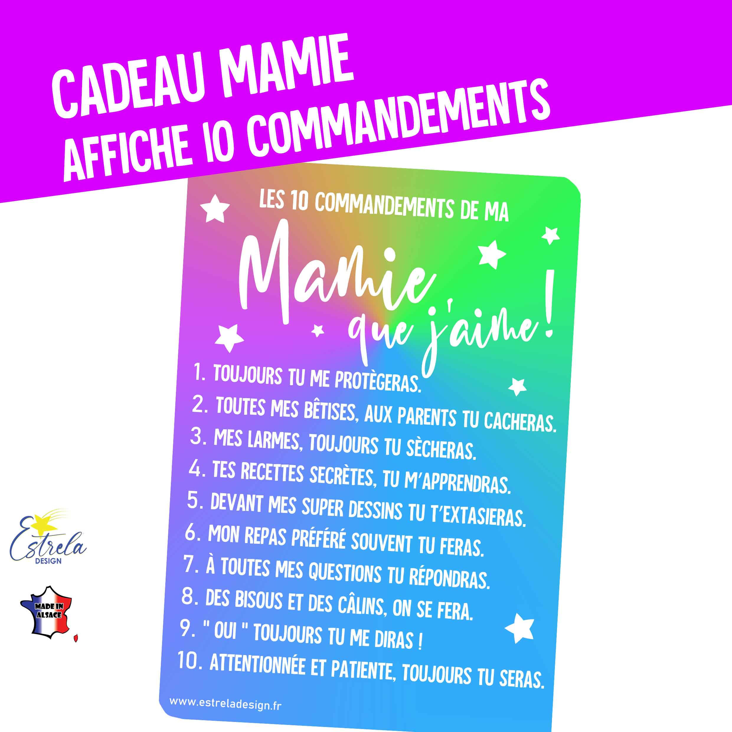 10 commandements - MAMIE - PAPY