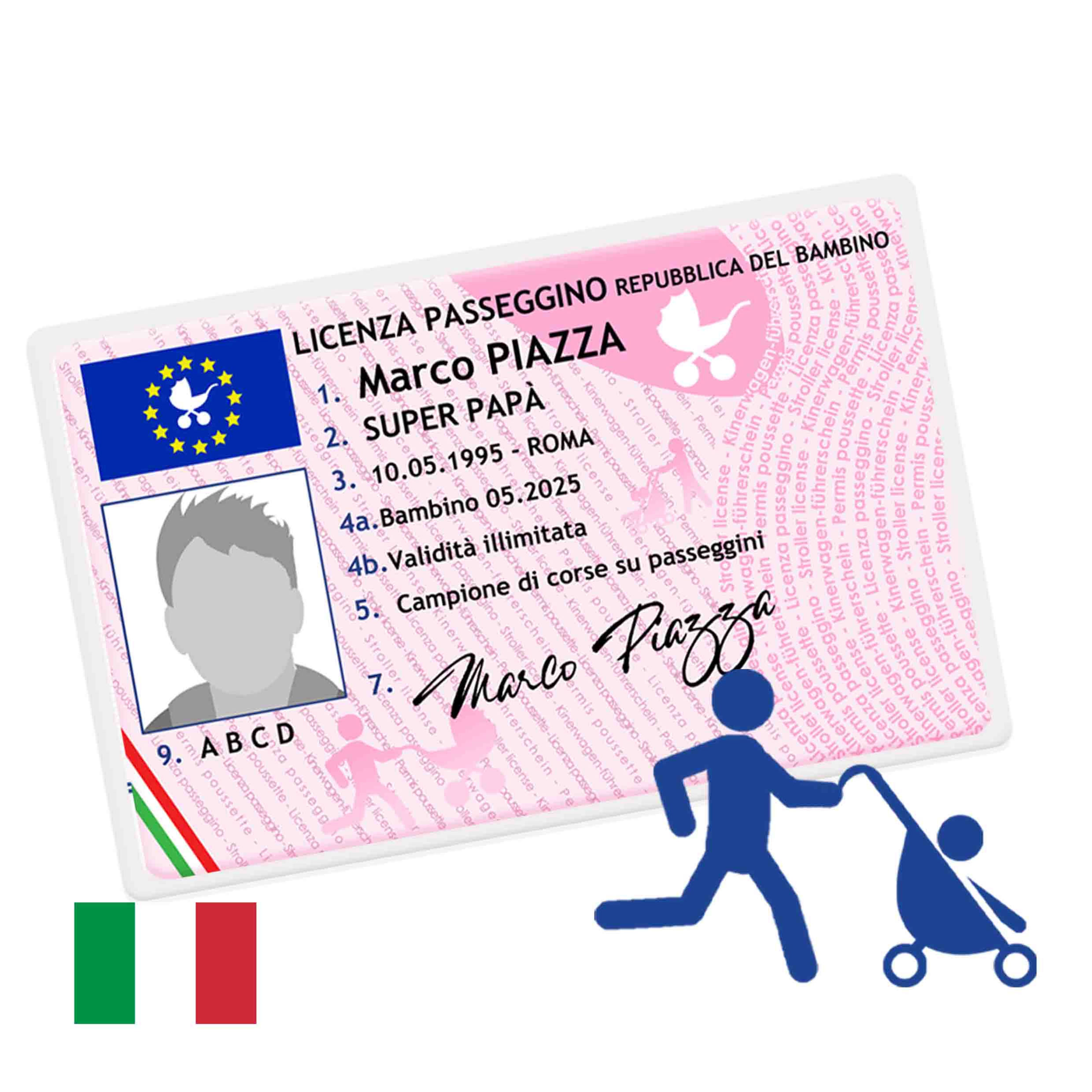 ITALIA -LICENZA PASSEGGINO