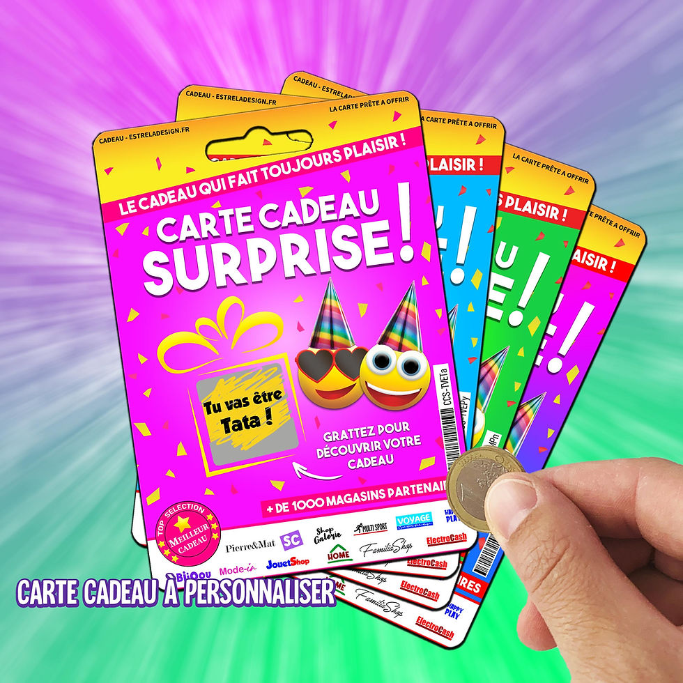 Miniature : Carte cadeau à gratter - SURPRISE