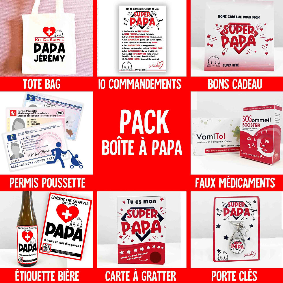Miniature : PACK BOÎTE A PAPA