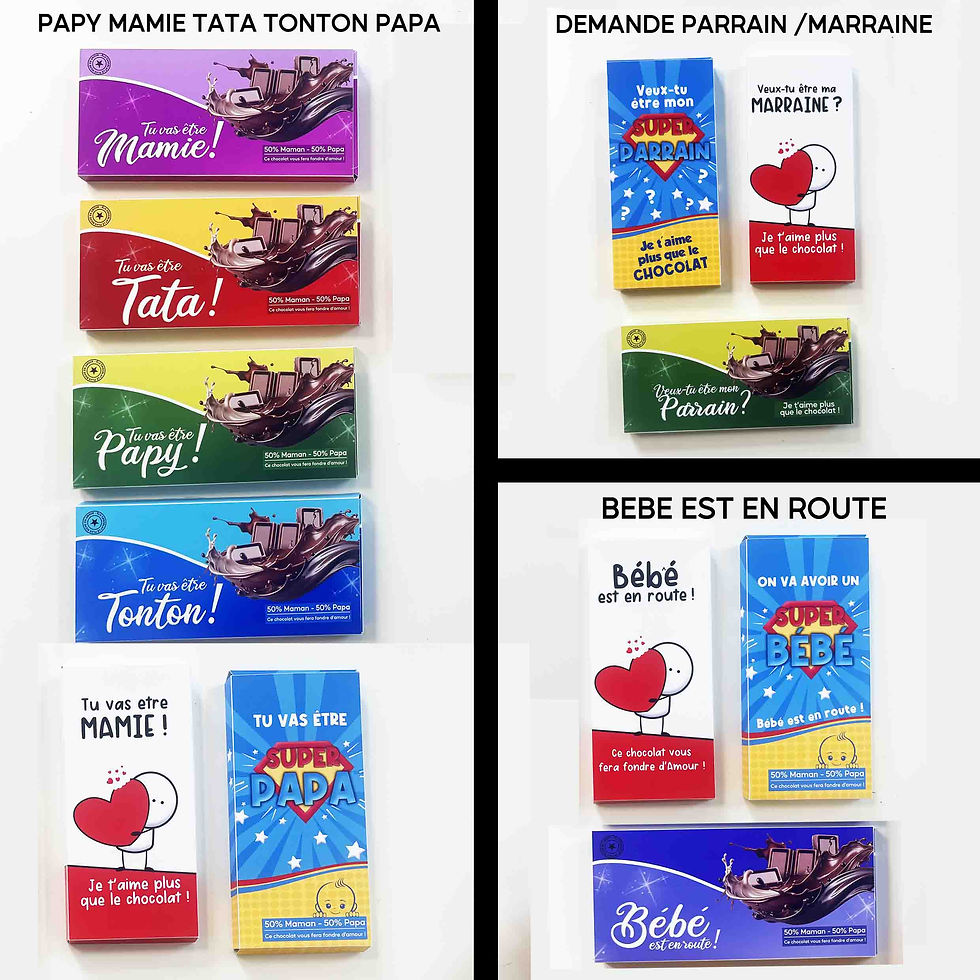 Miniature : Emballage tablette chocolat