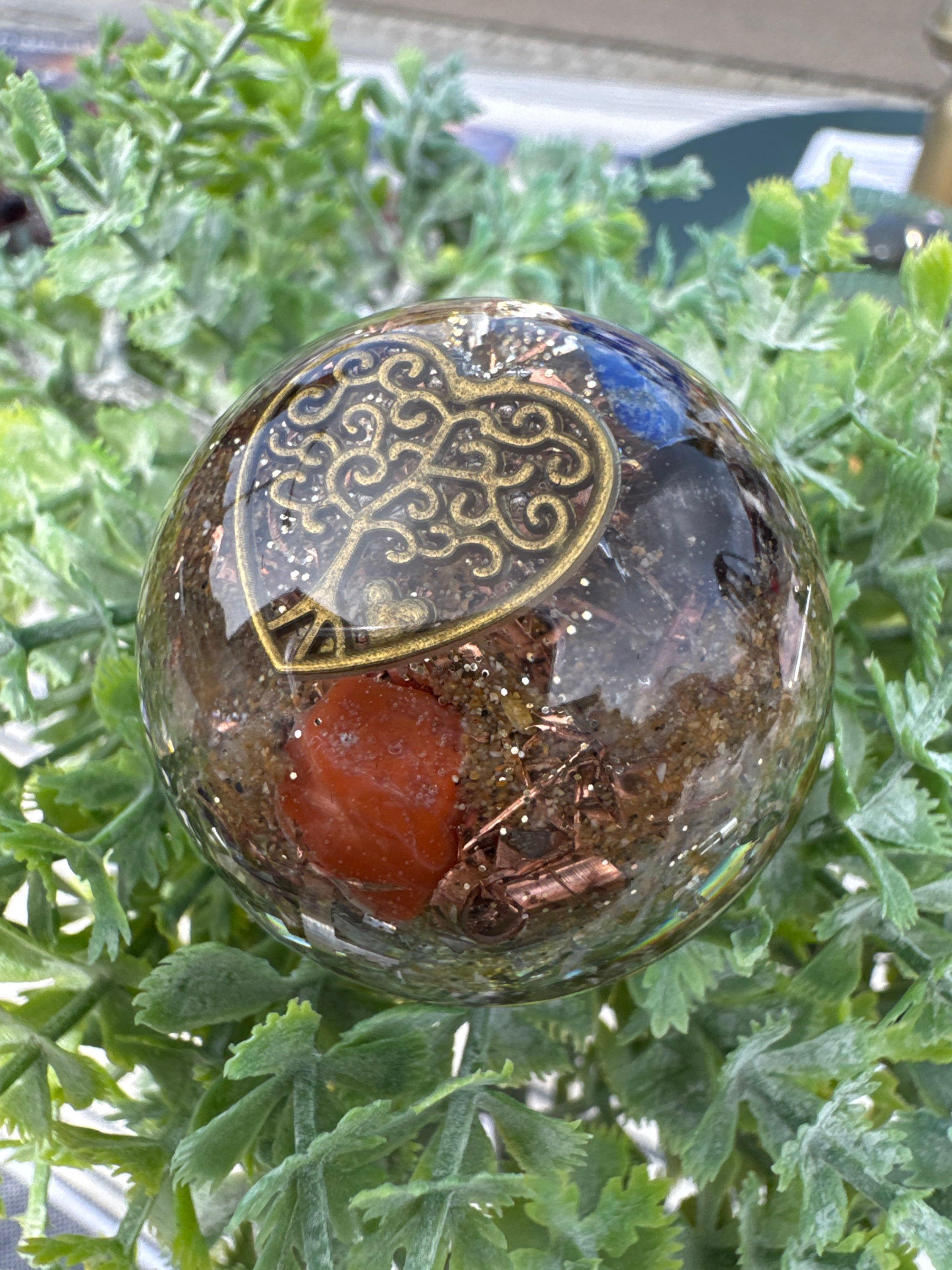 Orgonite de poche petit dôme 