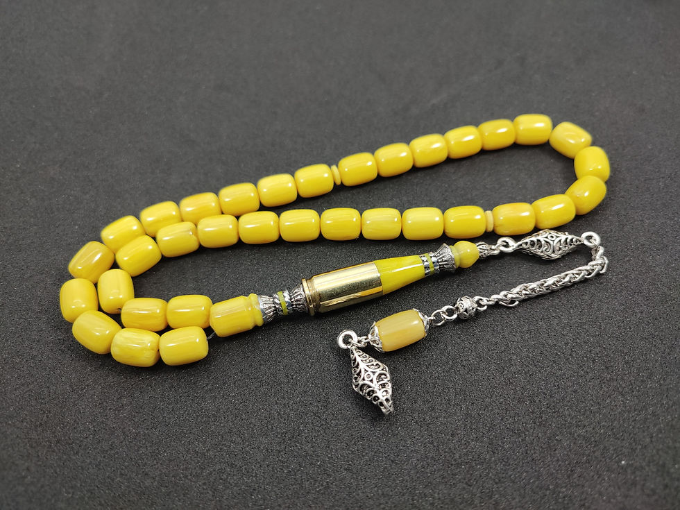 İMAME MERMİ KOVANI VE 925 AYAR GÜMÜŞ NAKKAŞ KOMBİNLİ SIKMA KEHRİBAR