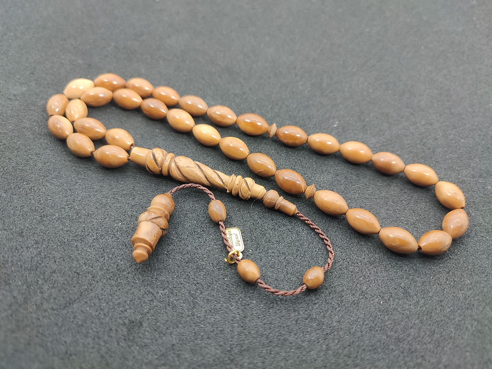 MUSTAFA UYSAL USTA ESERİ İMAME HİTAME KALEM OYMA NATUREL KUKA