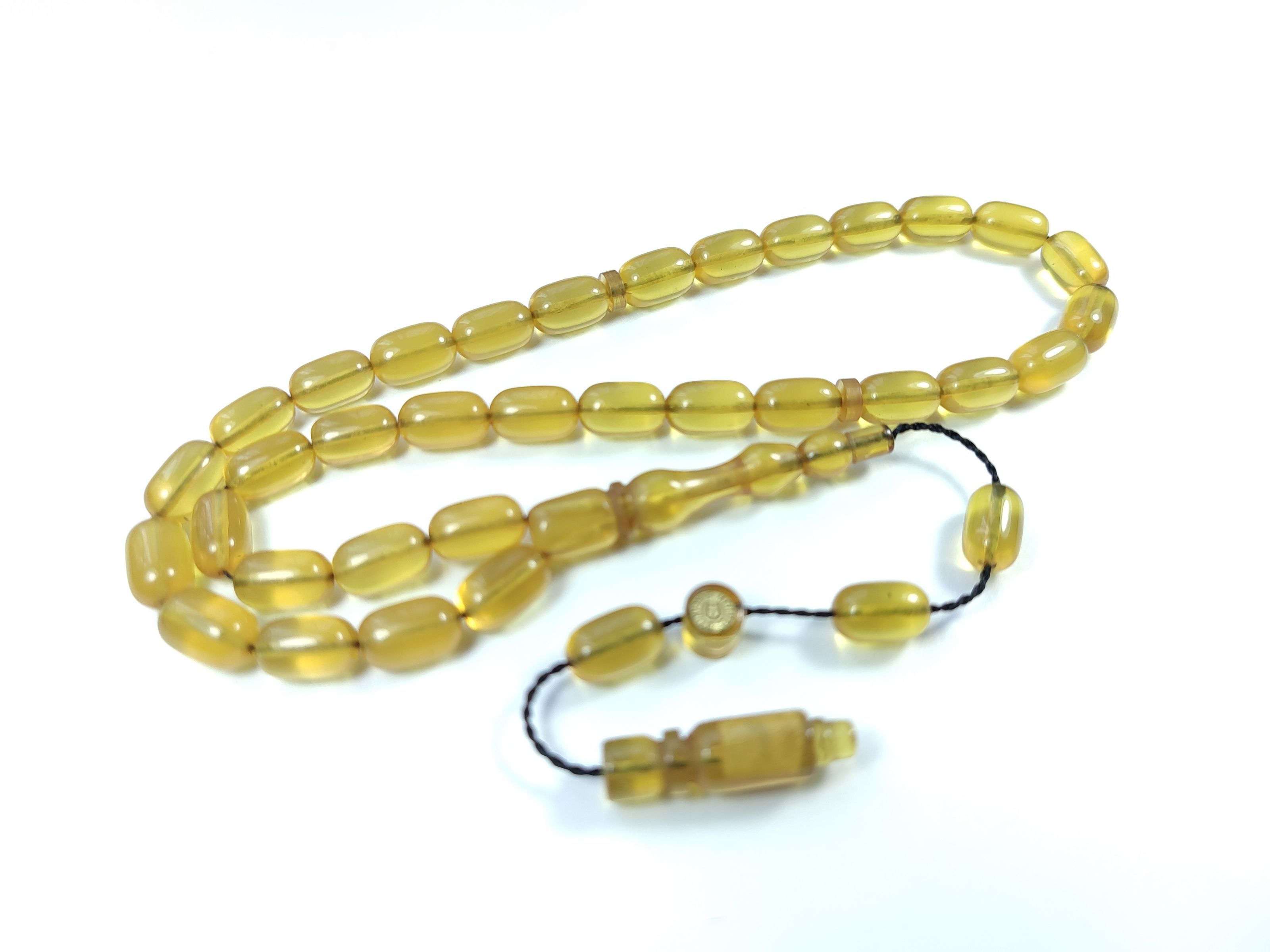 MEHMET SANCAKTAR  USTA İŞİ İMZALI MÜHÜRLÜ SIKMA KEHRİBAR