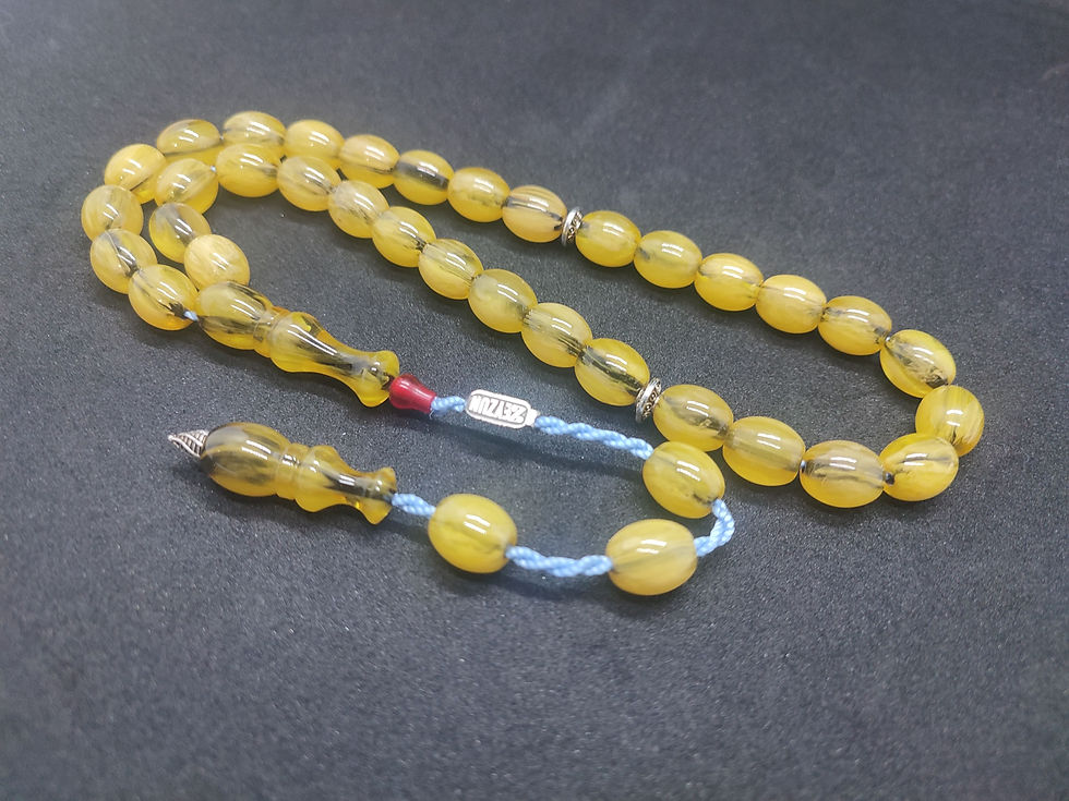 ZEYZUN USTA ESERİ DİK DAMAR (İMZA ÇİVİ ARA PULLARI GÜMÜŞ) SIKMA KEHRİBAR