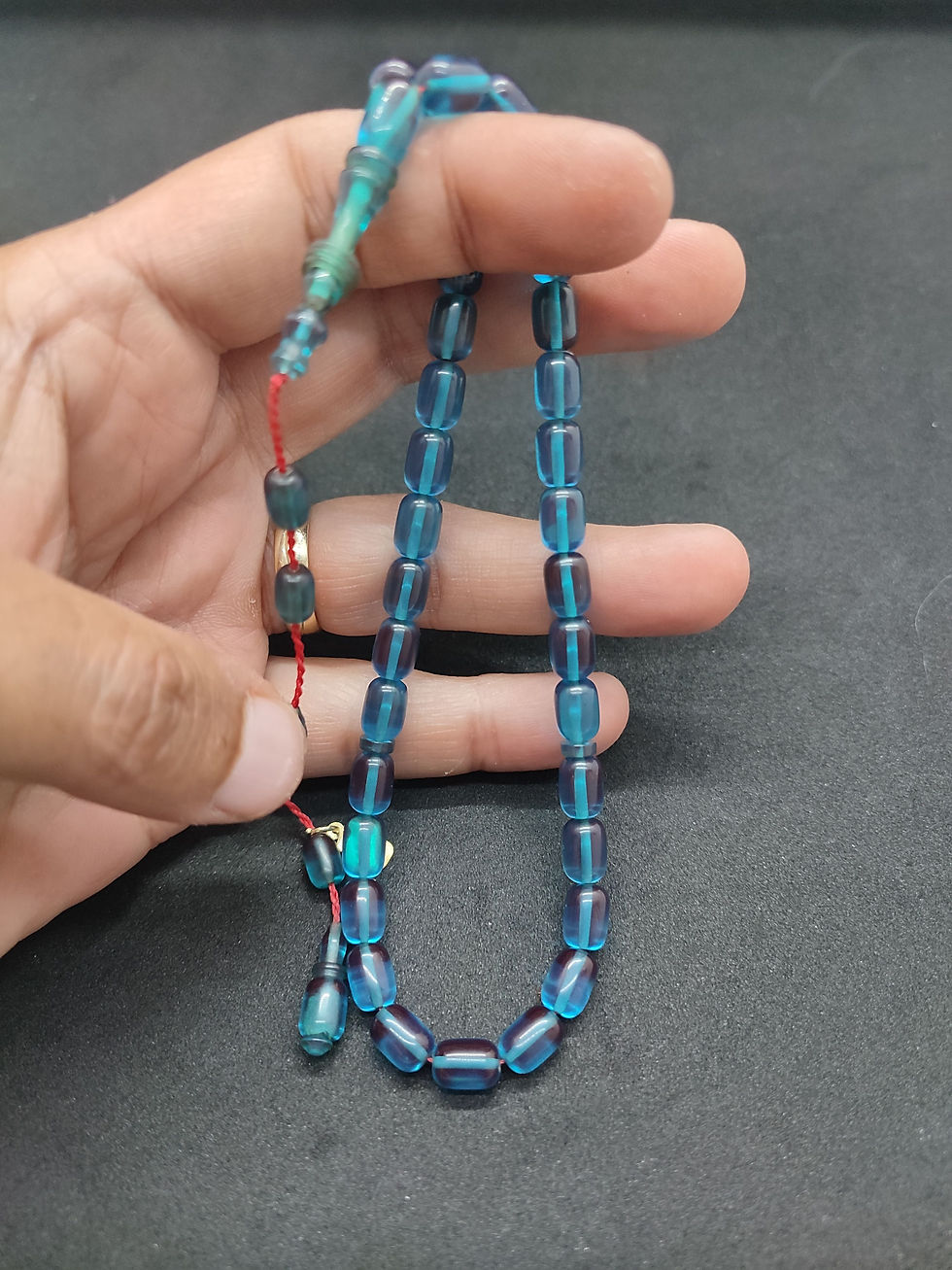 FURKAN GÜL USTA ESERİ EL BOY İMAME HALKALI ATEŞ-İ KEHRİBAR