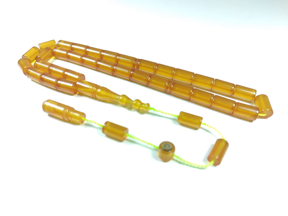 MESUT ELMA USTA İŞİ İMZALI MÜHÜRLÜ ZAR KEHRİBAR