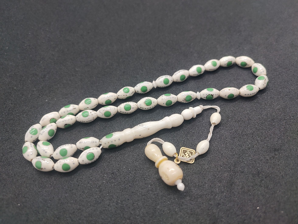 İSKEÇELİ CEMİL USTA ESERİ BRONZ ÇAKIMLI MİNELİ DEVE KEMİĞİ