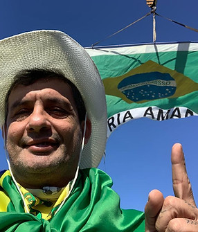 manifestação copacabana pelo impechament  Moraes