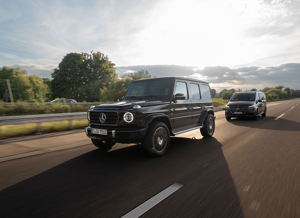 G-Klasse Business SUV für Limousinenservice auf Frankfurter Autobahn