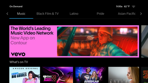 Vevo App Now Available on Cox Contour TV Service