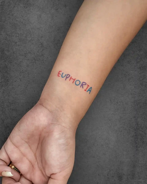 euphoria minimal tattoo