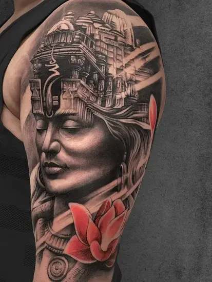 shiva and kedarnath tattoo