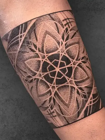 Geometric tattoo designs for armband