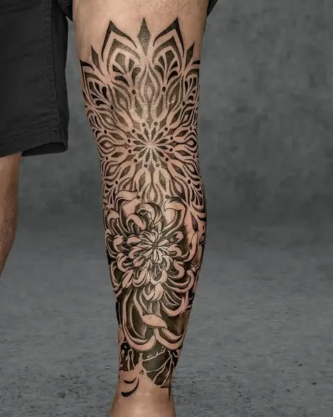 mandala sleeve tattoo