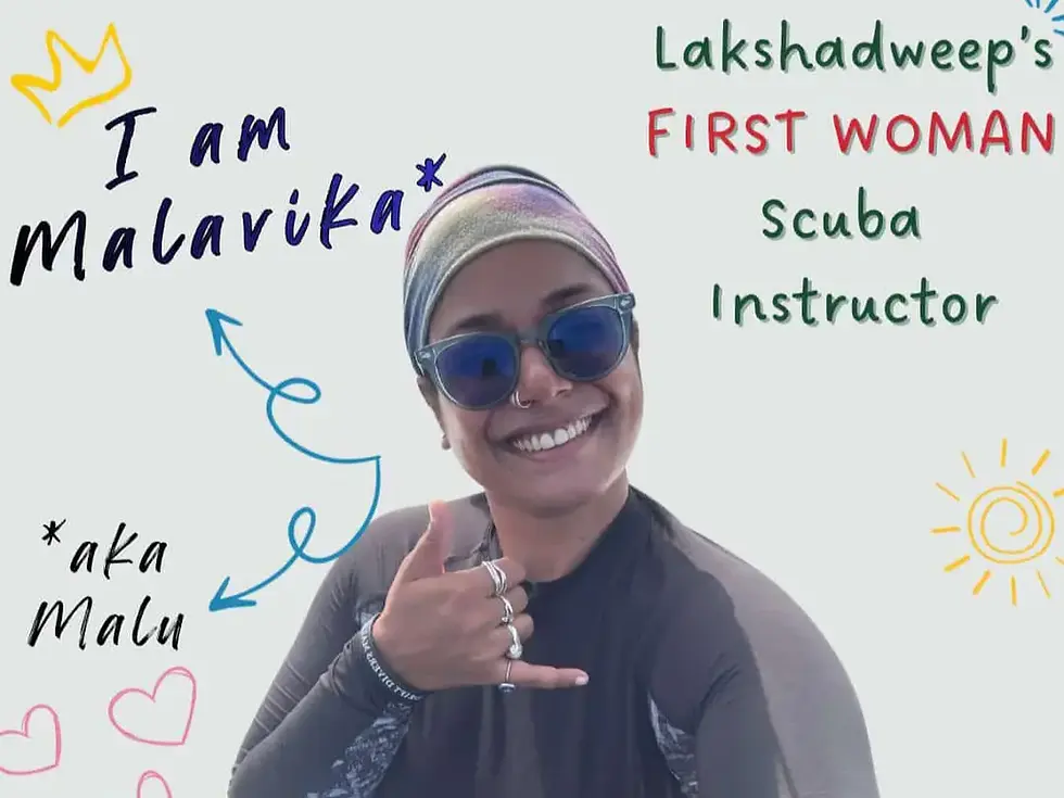 Making History Underwater: Lakshadweep’s First Female PADI Instructor