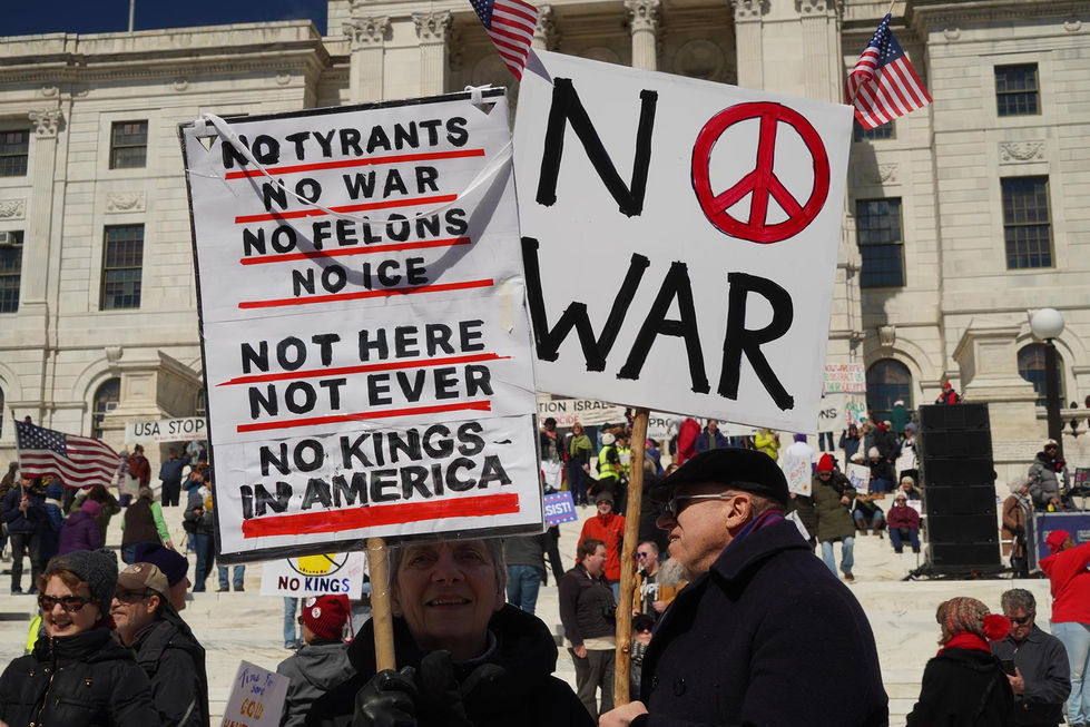 "No Kings" Protest at the Rhode Island State House, March 28, 2026