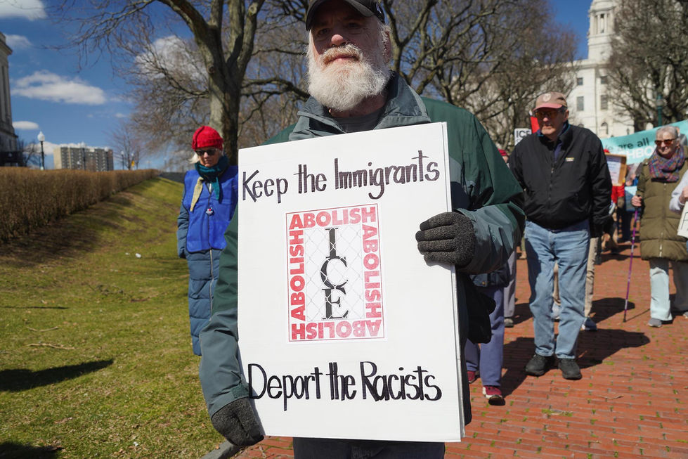 "No Kings" Protest at the Rhode Island State House, March 28, 2026