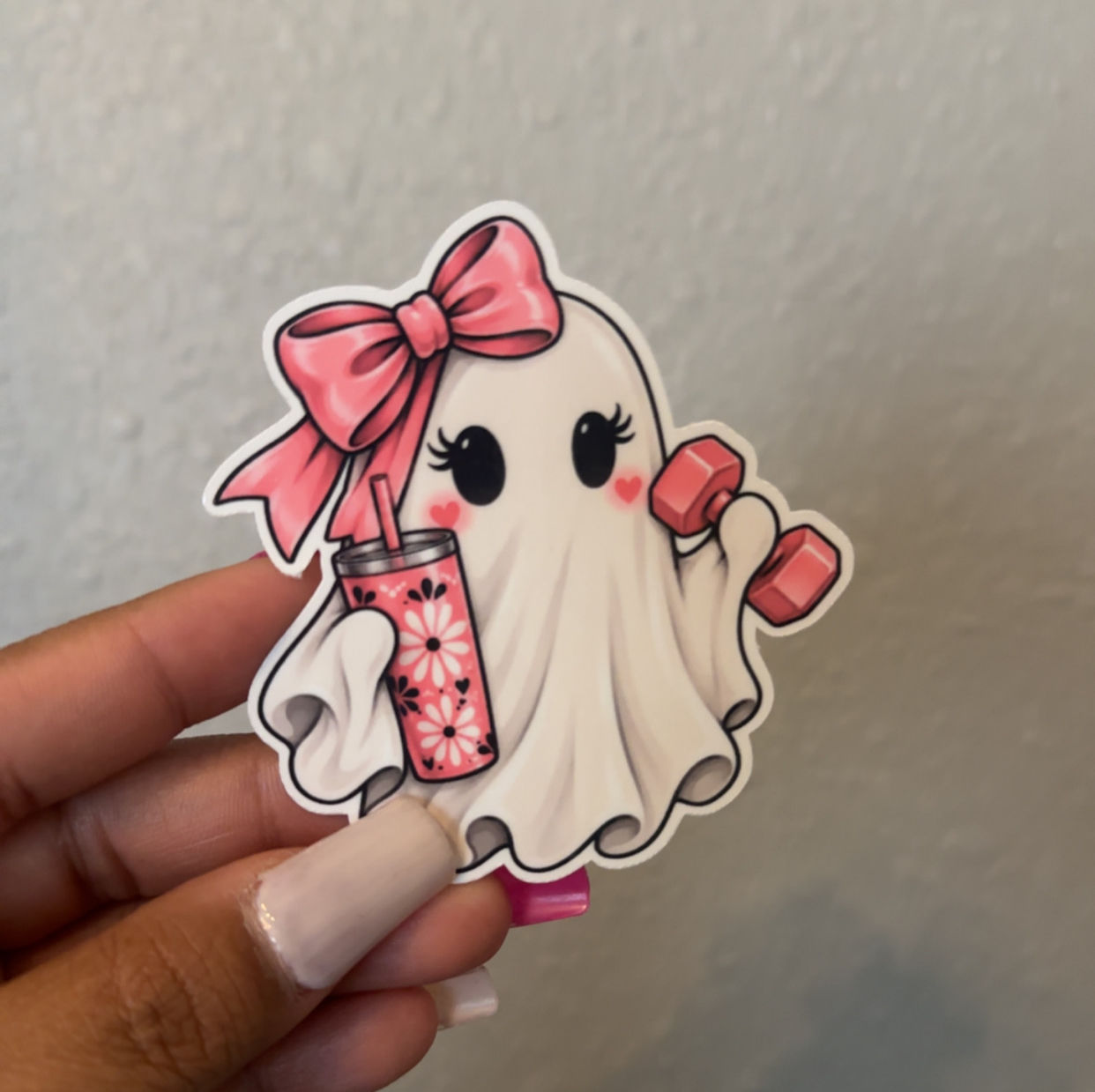 Gym Ghosty Sticker