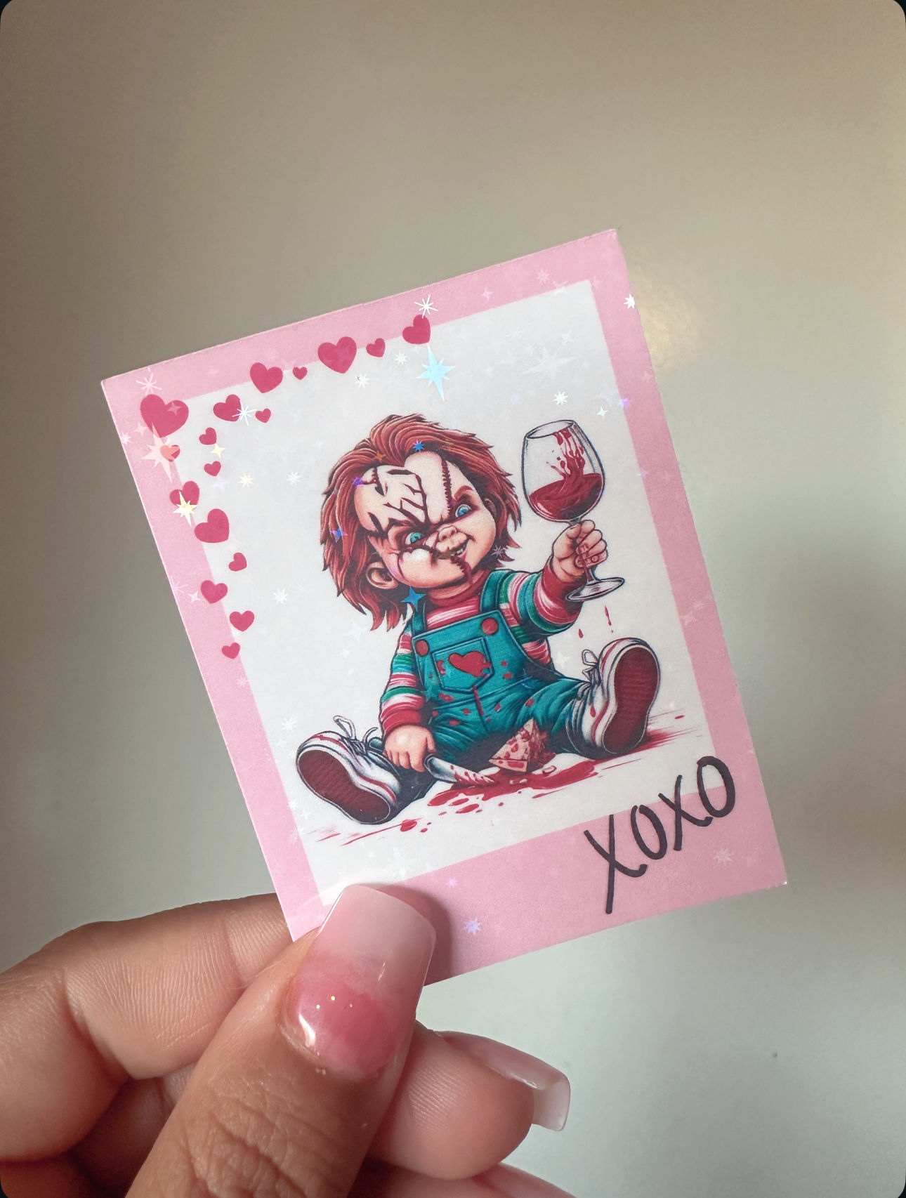 Chucky Holographic Sticker